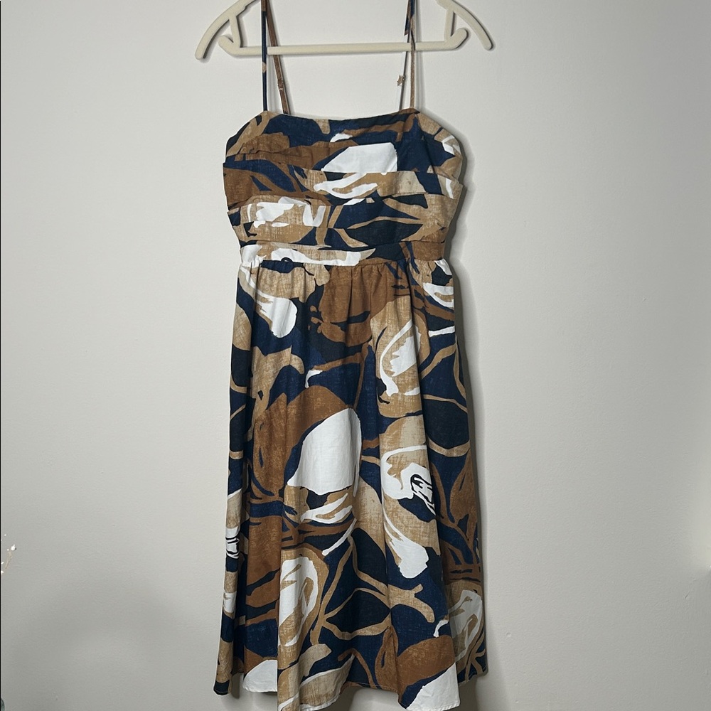 Banana Republic Pattern Midi Dress